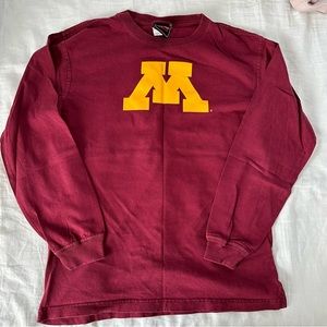 Youth University of Minnesota long sleeve t-shirt